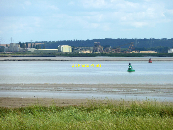 Photo 6"x4" View towards aggregates works, Cliffe Church Street\/TQ7174 c2011
