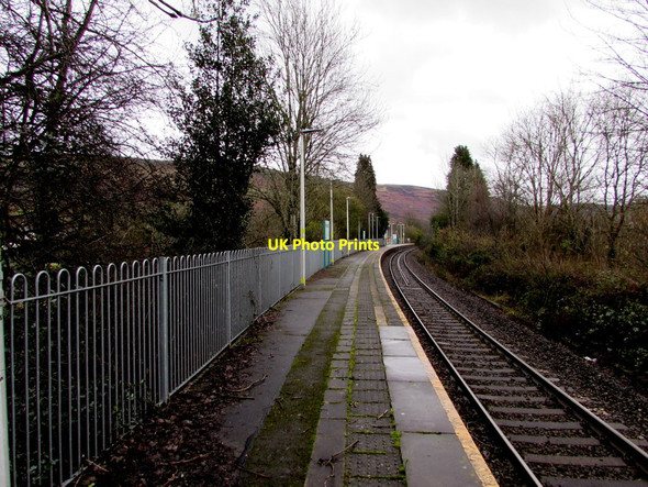 Photo 6"x4" Pentre-bach railway station Abercanaid c2019