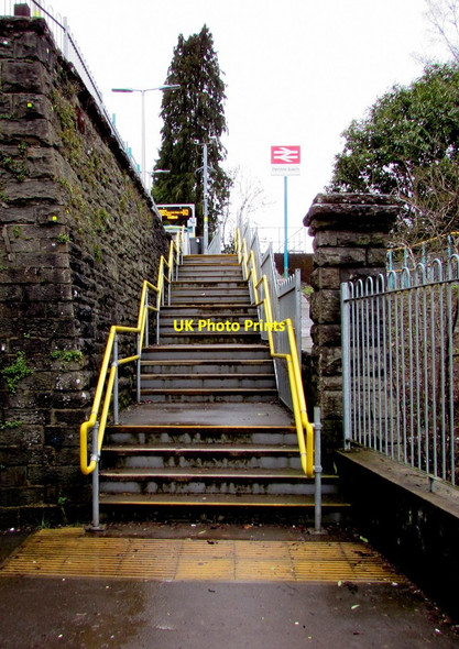 Photo 6"x4" Steps up from Pentre-bach railway station Pentrebach\/SO0603 c2019