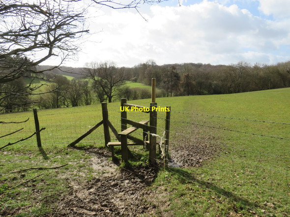 Photo 6"x4" Stile near Knockholt Knockholt c2019