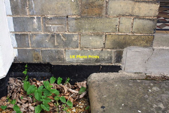Photo 6"x4" Benchmark on #71 Huntly Grove Peterborough c2017
