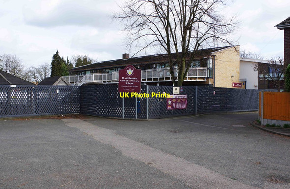 Photo 6"x4" St. Ambrose Catholic Primary School, Leswell Street, Kidderminster, Worcs Kidderminster c2019