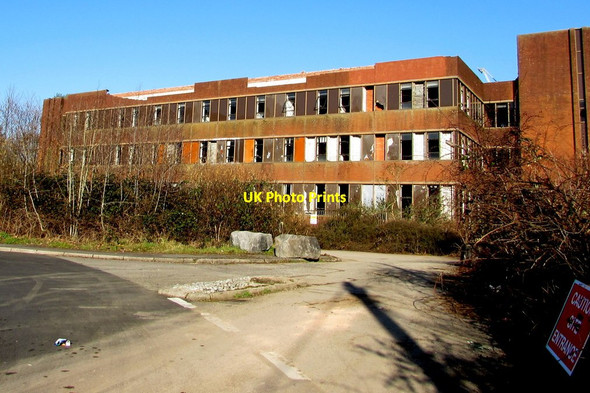 Photo 6"x4" Derelict factory in Abercanaid Merthyr Tydfil c2019