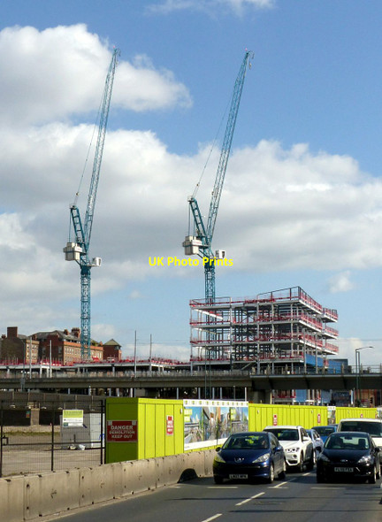 Photo 6"x4" Regeneration at Broad Marsh Nottingham\/SK5641 c2019