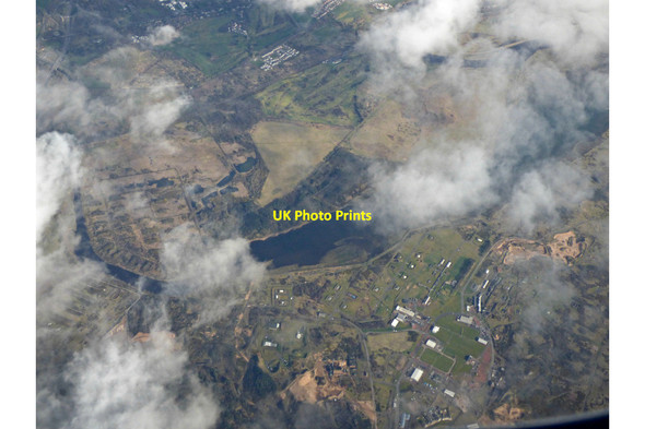 Photo 6"x4" Alfred Nobel explosives factory, Ardeer from the air Stevenston\/NS2642 c2019