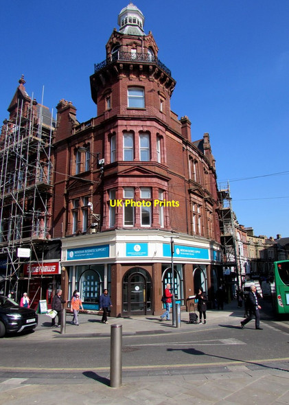 Photo 6"x4" Meridian Business Support office on a city centre corner, Newport Newport\/Casnewydd c2019