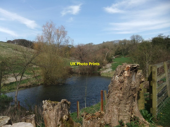 Photo 6"x4" Pond at Woo Dale Farm Brantingham c2019