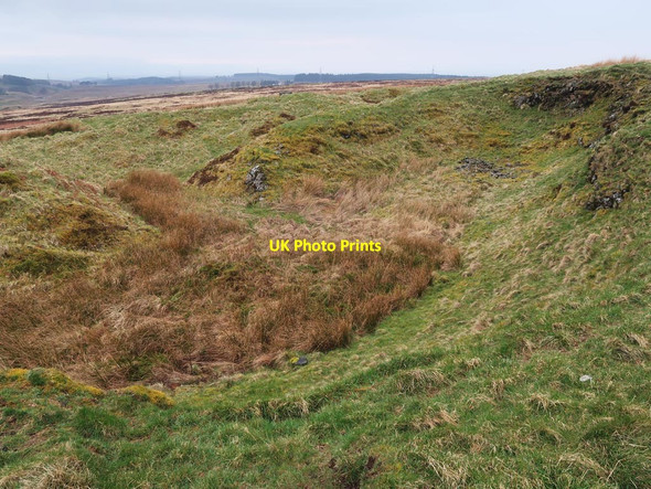 Photo 6"x4" Old Quarry on Sheriff Muir Black Hill\/NN8303 c2019