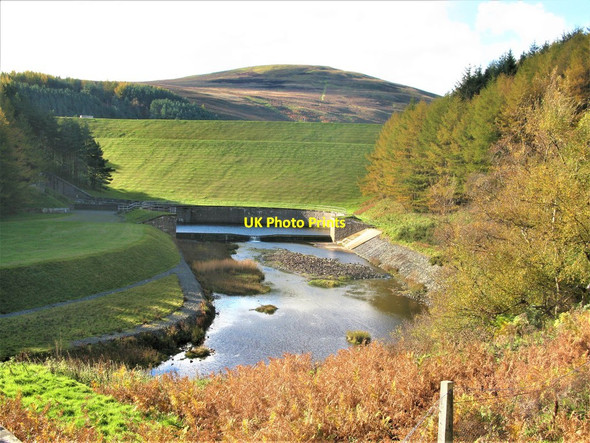 Photo 6"x4" Whiteadder Reservoir Dam Cranshaws c2018