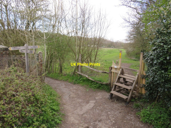 Photo 6"x4" Footpaths near Hassocks Clayton\/TQ3014 c2019