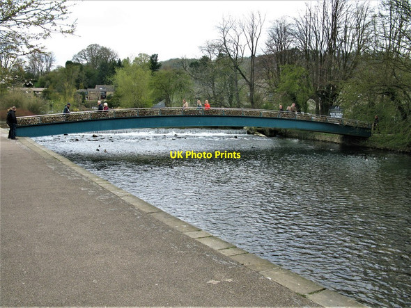 Photo 6"x4" Love Locks Bridge, Bakewell Bakewell c2019