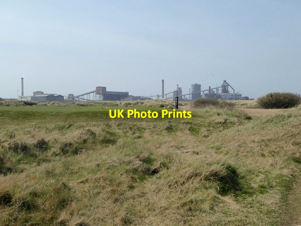 Photo 6"x4" Cleveland Golf Club on the edge of the coastal dunes Warrenby c2019