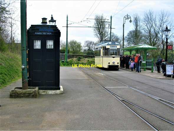 Photo 6"x4" Town End Terminus, Crich Tramway Village Crich c2019