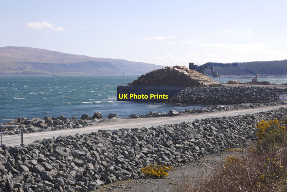 Photo 6"x4" Fishnish timber pier Fiunary c2019