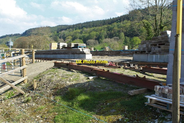 Photo 6"x4" Outline of a new railway station at Corwen Corwen c2019