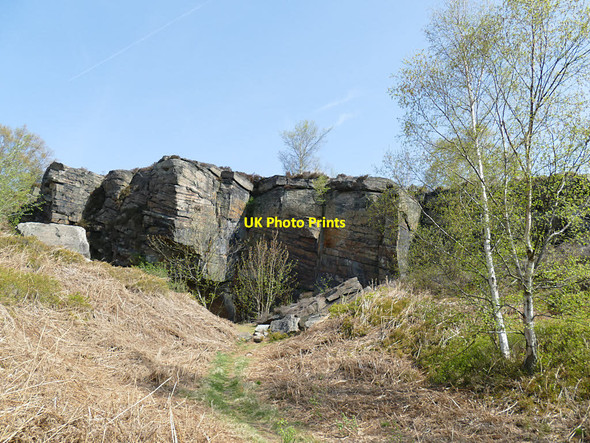 Photo 6"x4" Hardacre Quarry Farnhill c2019