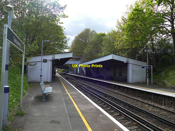 Photo 6"x4" Falconwood station Bexley c2019