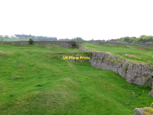 Photo 6"x4" Disused limestone quarry, Walwick Fell Walwick c2019