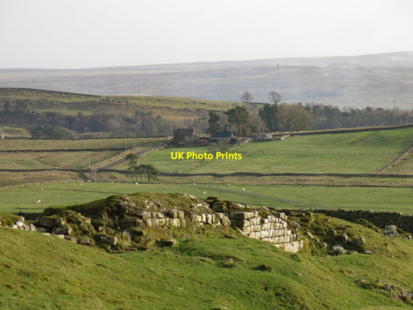 Photo 6"x4" Aesica (Great Chesters fort) - west wall and gate (2) Haltwhistle c2019