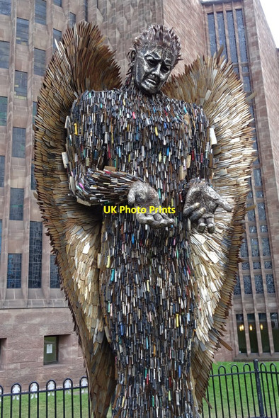 Photo 6"x4" Knife Angel Coventry c2019
