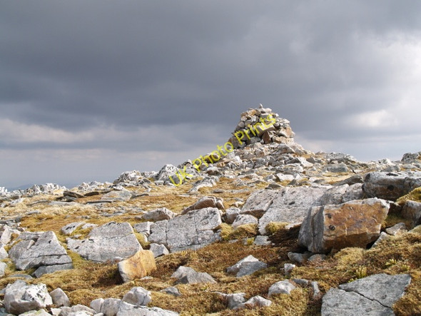 Photo 6"x4" Summit, Carn na Coire Mheadhoin S\u00e0il Chaorainn c2009