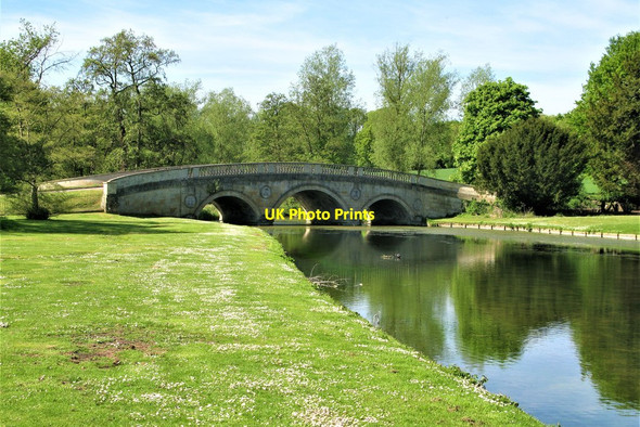 Photo 6"x4" Adam Bridge, Audley End Saffron Walden c2019
