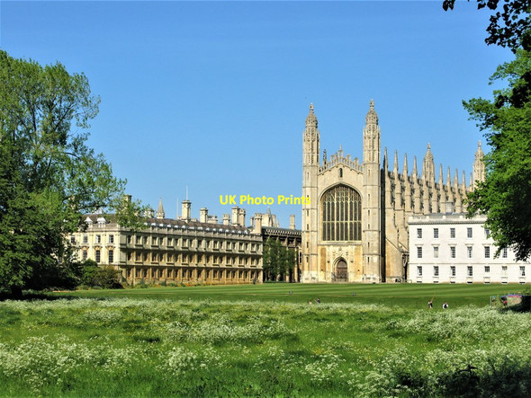 Photo 6"x4" Clare College, King's College Chapel & King's College Fellows' Building, Cambridge Cambridge\/TL4658 c2019