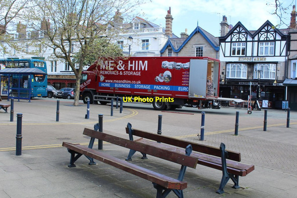 Photo 6"x4" Me & Him lorry Llandudno c2019