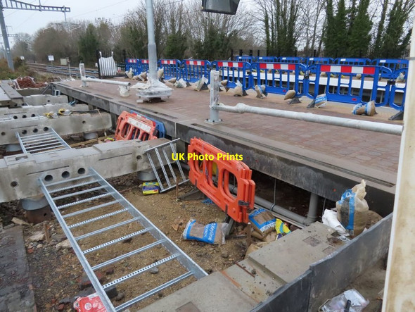Photo 6"x4" Platform two support Cholsey c2018