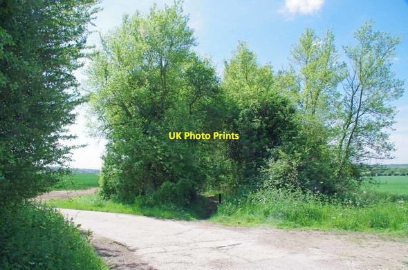 Photo 6"x4" Roman Rd and Drive to Peakes Farm Mount End c2019