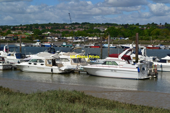 Photo 6"x4" Boats near Rochester Pier Rochester\/TQ7268 c2019