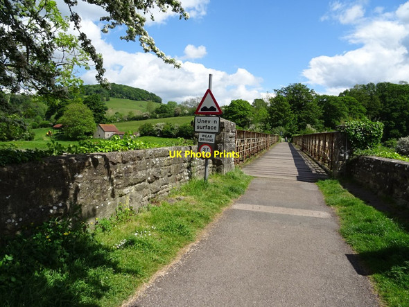 Photo 6"x4" Path across the Wireworks Bridge Chapel Hill\/SO5200 c2019