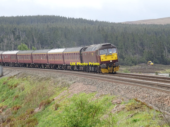 Photo 6"x4" Excursion train, Dalwhinnie Dalwhinnie c2019
