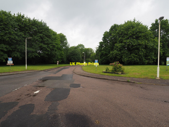 Photo 6"x4" Police only road to Wayland prison Griston Watton\/TF9100 c2019