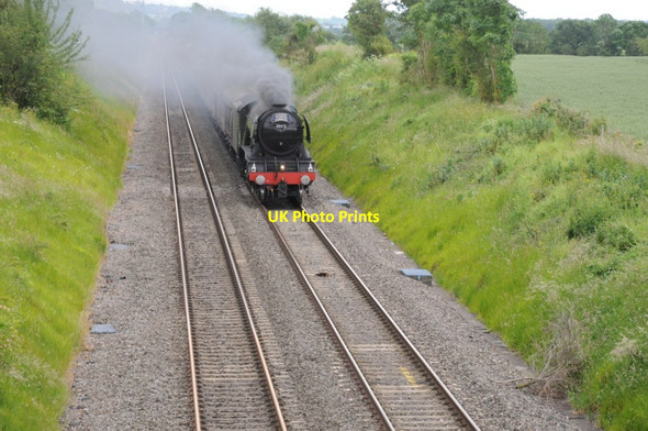Photo 6"x4" Flying Scotsman bound for Worcester Besford\/SO9144 c2019