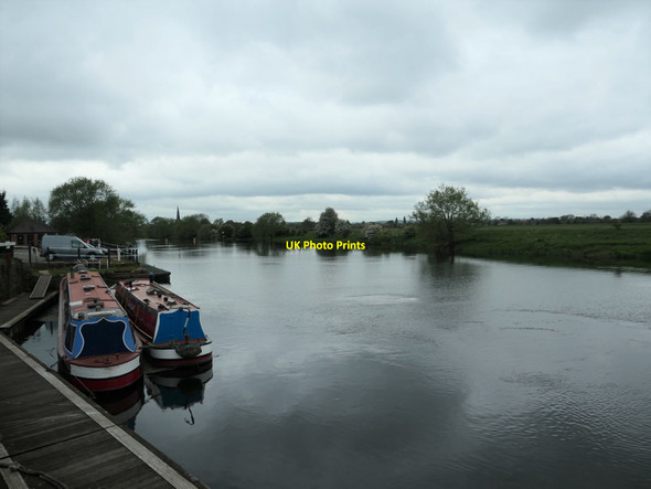 Photo 6"x4" Narrowboats moored on the River Trent, Sawley Sawley\/SK4731 c2019
