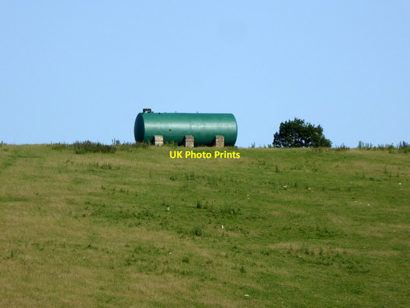 Photo 6"x4" South Downs water tank Washington\/TQ1212 c2019