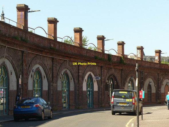 Photo 6"x4" Railway arches, Osborne Street Glasgow c2019