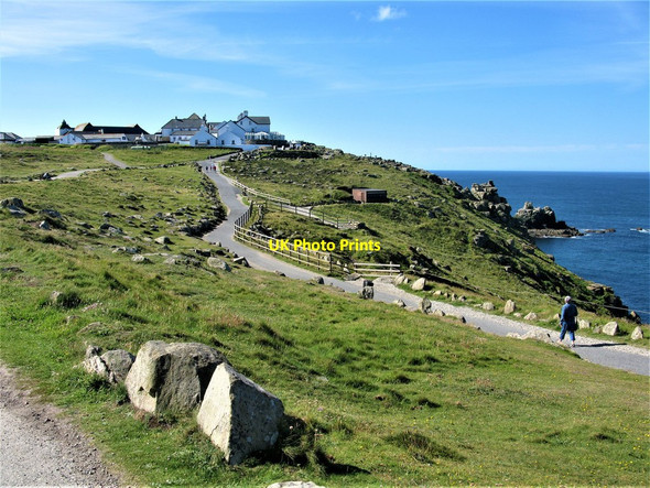 Photo 6"x4" Looking South from the First and Last House, Land's End Mayon c2019