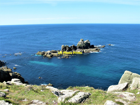 Photo 6"x4" Armed Knight, Land's End Trevescan c2019