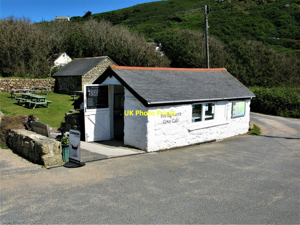 Photo 6"x4" Porthgwarra Cove Caf\u00c3\u00a9 Porthgwarra c2019