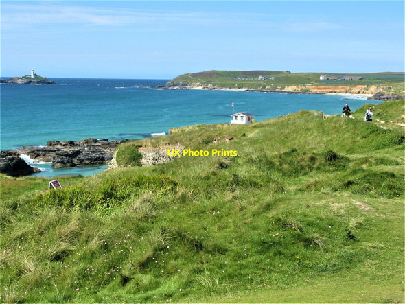 Photo 6"x4" Coastal View north at Gwithian Towans Gwithian c2019