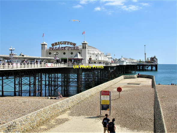 Photo 6"x4" Brighton Palace Pier Kemp Town c2019 P1