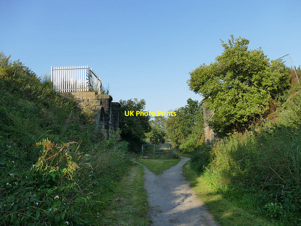 Photo 6"x4" Former bridge abutment on the Rothwell Greenway Rothwell\/SE3428 c2019