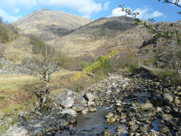 Photo 6"x4" From the bridge at Kinloch Hourn. Kinloch Hourn c2009