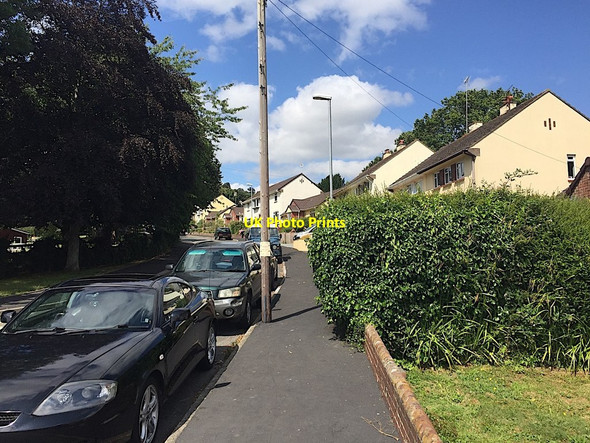 Photo 6"x4" Uphill and north on Cockhaven Close, Bishopsteignton Bishopsteignton c2019