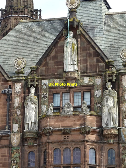 Photo 6"x4" Detail on Coventry Council House Coventry c2019