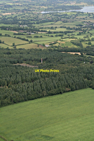 Photo 6"x4" Smitham Chimney, East Harptree: aerial 2019 (2) East Harptree c2019