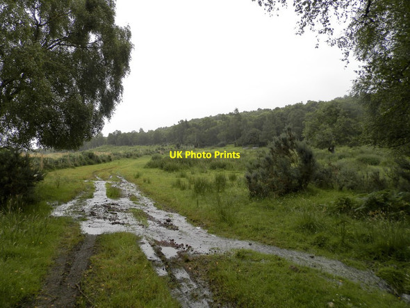 Photo 6"x4" Farm track and ford at Clune Farm Dores c2019