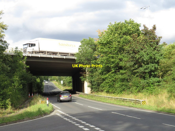 Photo 6"x4" M25 bridge over Romford Road, Passingford Bridge Passingford Bridge c2019